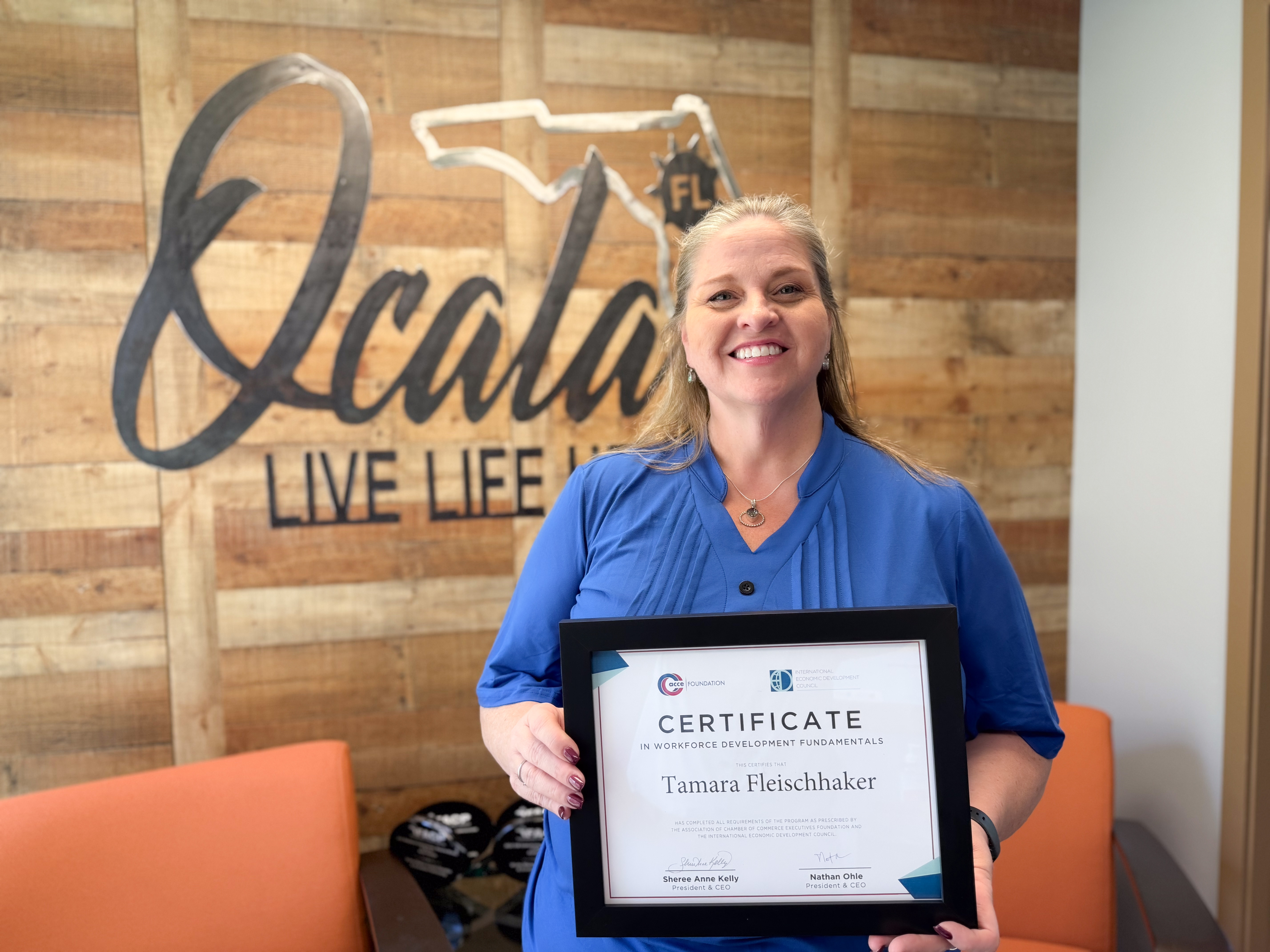 Ocala Metro CEP Interim CEO Earns National Workforce Development Certification